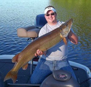 Leurre Musky Swimbait Vintage - Très Bel état, Marque Inconnue